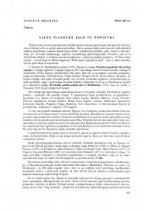 Liepe ivanečke sele vu popievki / Stjepan Hranjec