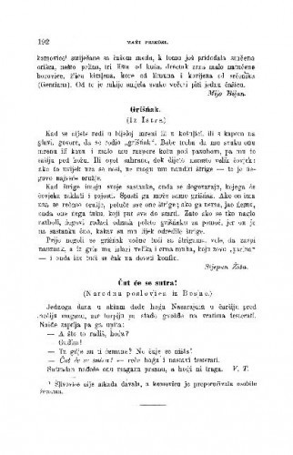 Čut će se sutra! : (narodna poslovica iz Bosne.) / V. T[reščec]