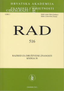 Knj. 50(2013)=knj. 516 / glavni i odgovorni urednik Nikša Stančić