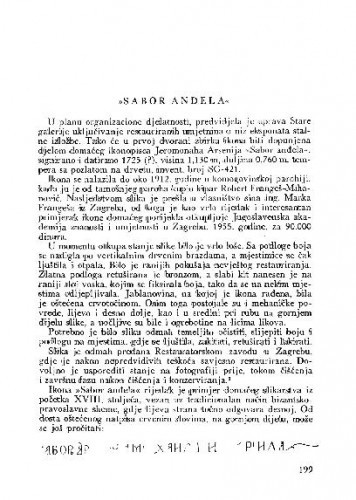Sabor anđela / Gašparović Ljerka