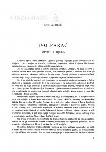 Ivo Parać : život i djela / J. Andreis