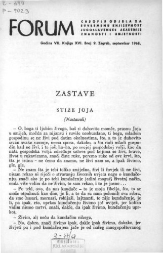 Zastave / M. Krleža