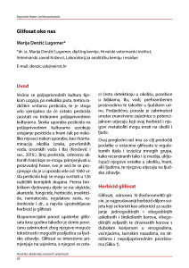 Glifosat oko nas / Marija Denžić Lugomer