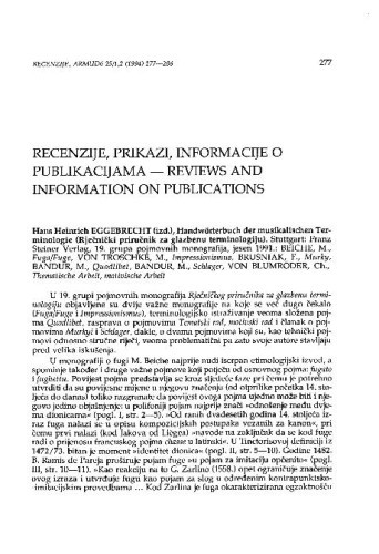 Handwörterbuch der musikalischen Terminologie, ur. Hans Heinrich Eggebrecht, Stuttgart, 1991. / Nikša Gligo