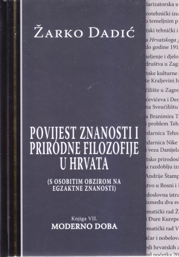Knj. 7 : Moderno doba : (1900.-1941.) / Žarko Dadić