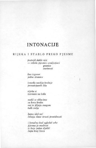 Intonacije / M. Suško