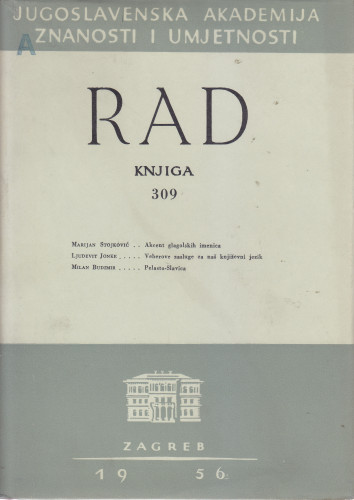Knj. 9(1956)=knj. 309 / urednik Josip Hamm