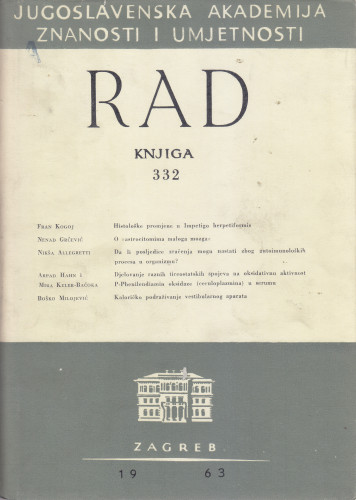 Knj. 8(1963)=knj. 332 / urednik D. Perović