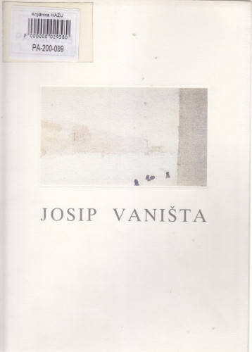 Josip Vaništa : crteži - akvareli - pasteli : 1946.-1993., Kabinet grafike HAZU, Zagreb, studeni-prosinac 1993. / predgovor Ivan Gotthardi-Škiljan ; urednica kataloga Slavica Marković ; fotografije Luka Mjeda, Marijan Jevšovar
