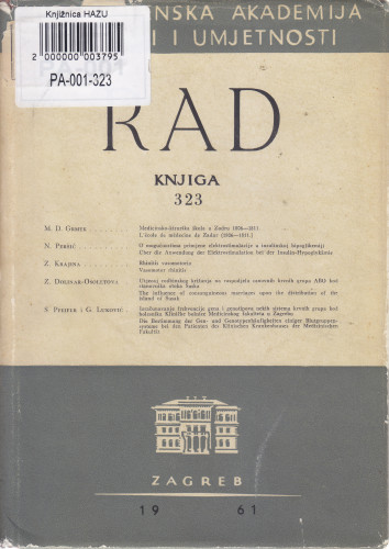 Knj. 7(1961)=knj. 323 / urednik Drago Perović