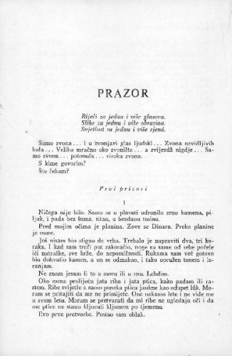 Prazor / Jure Kaštelan