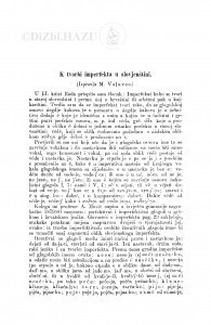 K tvorbi imperfekta u slovjenštini : [ispravak] / M. Valjavec