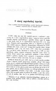 O staroj zagrebačkoj trgovini : (svršetak) / I. Tkalčić