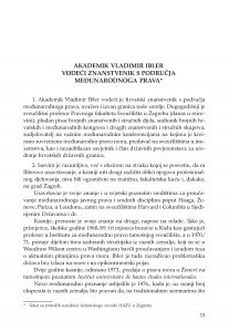 Akademik Vladimir Ibler vodeći znanstvenik s područja međunarodnoga prava