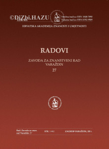 Knj. 27(2016) / [glavni i odgovorni urednik Stjepan Damjanović ; urednik Vladimir Huzjan]