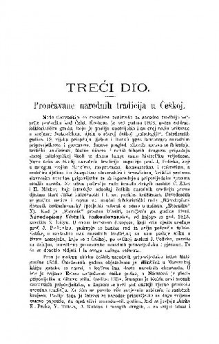 Proučavańe narodnih tradicija u Češkoj / D. Boranić