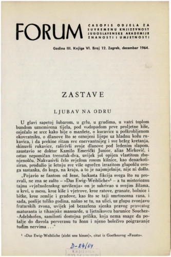 Zastave / M. Krleža