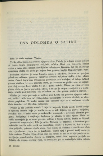 Dva odlomka o Satiru / N. Fabrio