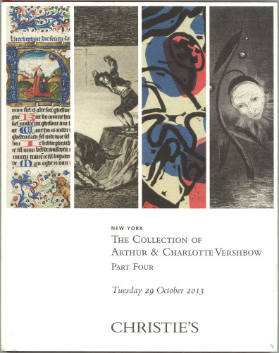 The collection of Arthur & Charlotte Vershbow : part four : The neoclassical, romantic, symbolist and modern periods : Tuesday 29 October 2013 : property from the estate of Arthur Vershbow, Ann Vershbow, Alexander Vershbow / Christie, Manson & Woods International Inc.