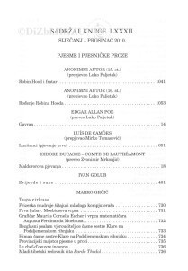 Sadržaj knjige 82. : siječanj - prosinac 2010.
