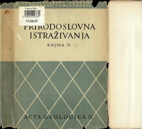 [Vol.] 2(1960) / urednici Marijan Salopek i Milan Tajder