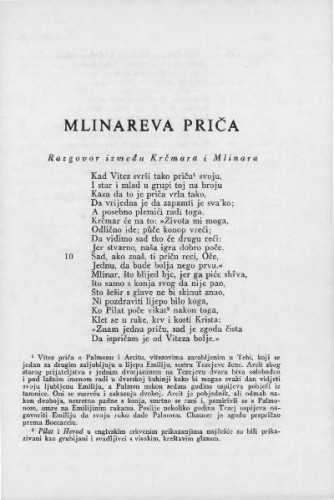 Mlinareva priča / Geoffrey Chaucer ; s engleskoga preveo Luko Paljetak
