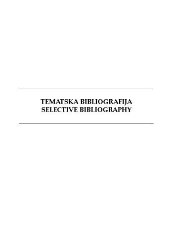 Pomorsko pravo = Maritime Law
 : [tematska bibliografija = selective bibliography] / Aleksandra Čar, Jakov Sinovčić-Perković