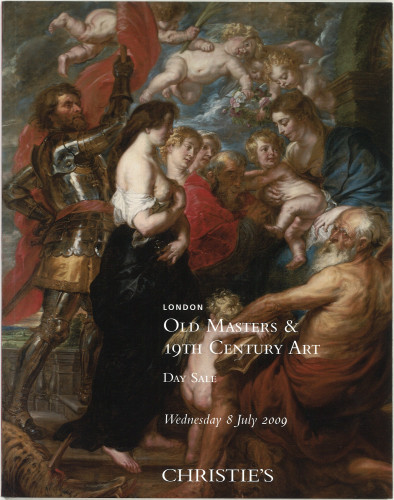 Old masters & 19th century art : including paintings, drawings & watercolours : day sale : Wednesday 8 July 2009 : properties from Brenda, Lady Cook ... Estates of Eric and Irene Stiebel / Christie, Manson & Woods