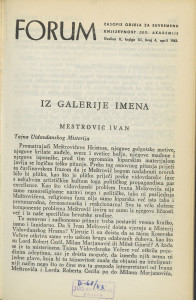 Iz galerije imena / M. Krleža