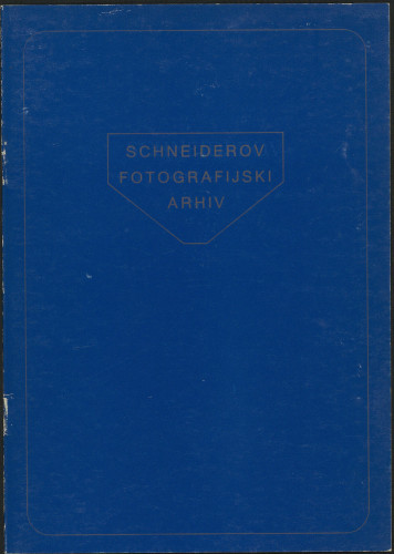 Schneiderov fotografijski arhiv starih umjetničkih spomenika Hrvatske akademije znanosti i umjetnosti / [tekst, urednik Đuro Vanđura ; prijevod Antonija Redovniković ; fotografije Đuro Griesbach, Goran Kos]