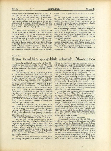 Ilirska heraldika španjolskih admirala Ohmućevića / Nikola Žic