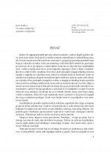 Pjevač / Ivan Aralica