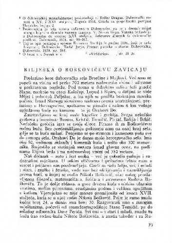 Bilješka o Boškovićevu zavičaju / Tomislav Jakić