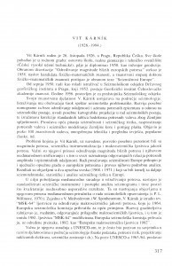 Vit Kárnik (1926.-1994.) / Dragutin Skoko