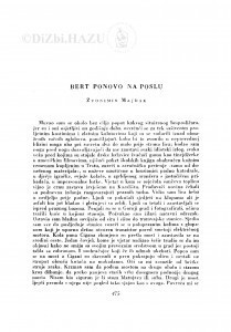 Bert ponovo na poslu / Z. Majdak