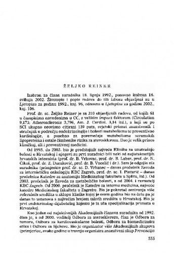 Željko Reiner