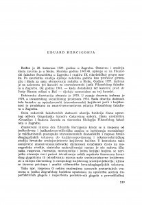 Eduard Hercigonja : [biografije novih članova Akademije]