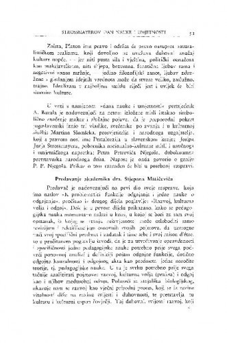 K problematici funkcije odgajanja i jedne nauke u odgajanju : [izvod iz rasprave] / S. Matičević