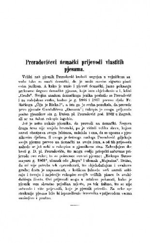 Preradovićevi ńemački prijevodi vlastitih pjesama / Milivoj Šrepel