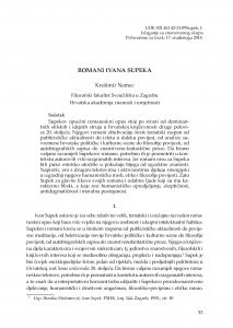 Romani Ivana Supeka / Krešimir Nemec