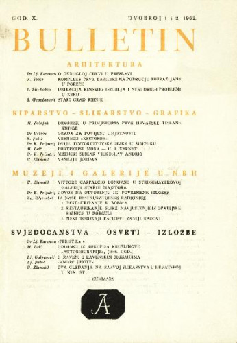 God. 10(1962), Br. 1-2 / [odgovorni urednik Ljubo Babić]
