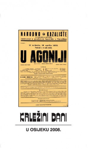 Tekst, podtekst i intertekst u hrvatskoj drami i kazalištu / Krležini dani u Osijeku 2008. ; priredio Branko Hećimović