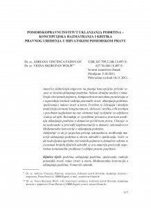 Pomorskopravni institut uklanjanja podrtina - koncepcijska razmatranja i kritika pravnog uređenja u hrvatskom pomorskom pravu / Adriana Vincenca Padovan, Vesna Skorupan Wolff