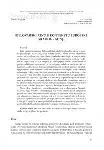 Bjelovarski ring u kontekstu europske gradogradnje / Damir Krajnik